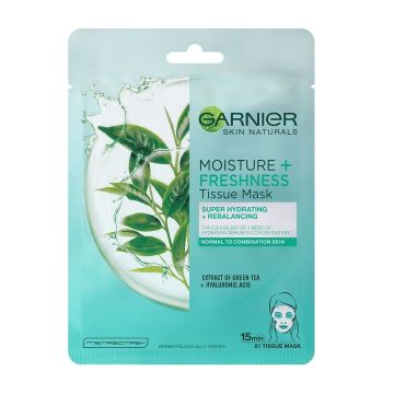 Garnier Skin Naturals Хидратираща и освежаваща шийт маска за лице за нормална към комбинирана кожа 32 грама