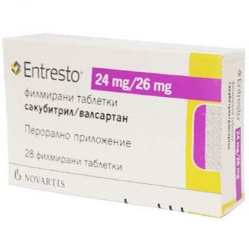 Ентресто 24 мг/26 мг х 28 таблетки Novartis