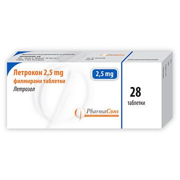 Летрокон 2.5 мг х 28 таблетки Pharmacons