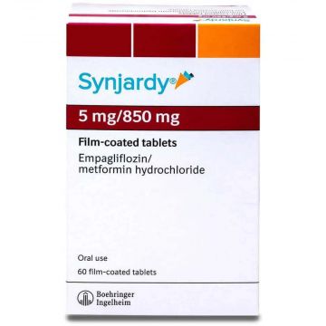 Синджарди 5 мг/850 мг х 60 таблетки Boehringer