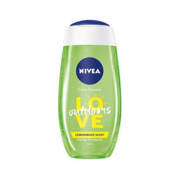 Nivea Love Outdoors Душ-гел за тяло с аромат на лимонова трева 250 мл