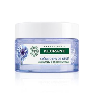 Klorane Bleuet Аква-крем със синя метличина и хиалуронова киселина 50 мл