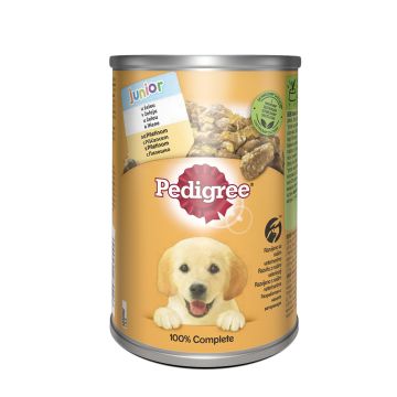 Pedigree Junior Консерва пилешко месо за кучета до 1 година 400 гр