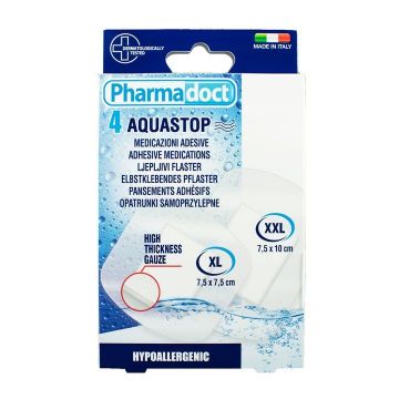 Pharmadoct Aquastop Алуминиева подложка пластир 2 размера х 4 бр