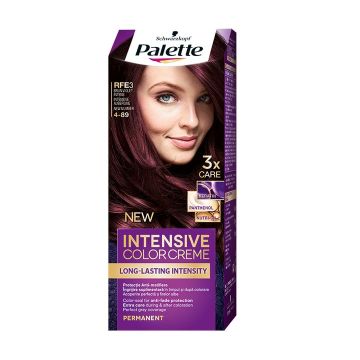 Palette Intensive Color Creme Дълготрайна крем боя за коса, 4-89 Intensive Aubergine