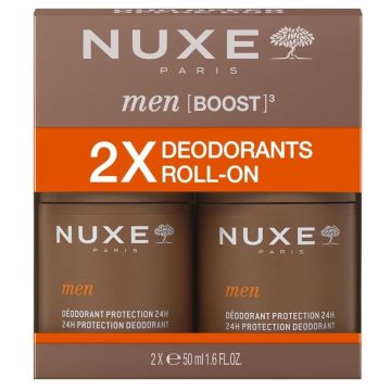 Nuxe Men Рол он дезодорант против изпотяване за мъже 2 х 50 мл Комплект