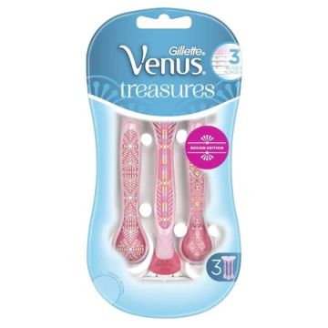 Gillette Venus Treasures Самобръсначки за жени Розови х3 бр