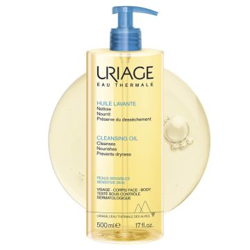 Uriage Eau Thermale Измиващо и подхранващо олио за лице и тяло 500 мл
