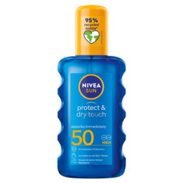 Nivea Sun Protect & Dry touch Слънцезащитен спрей за тяло SPF50 200 мл
