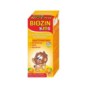 Biozin Kids Сироп с лактоферин за деца 0+ 100мл BIOshield