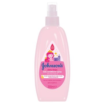 Johnson’s Shiny Drops Детски спрей-балсам за блясък на косата 200 мл