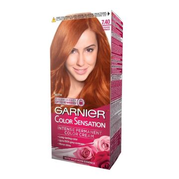 Garnier Color Sensation Трайна боя за коса, 7.40 Intense Amber
