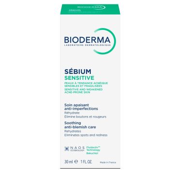 Bioderma Sebium Sensitive Крем за чувствителна акнеична кожа 30 мл