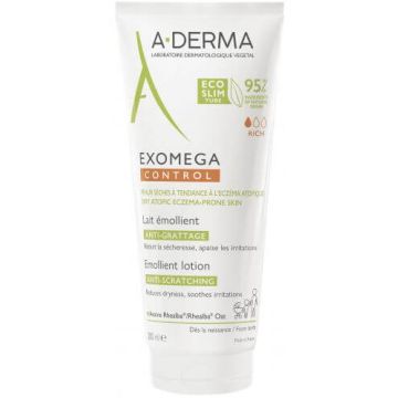 A-Derma Exomega Control Емолиентно мляко за суха и атопична кожа 200 мл