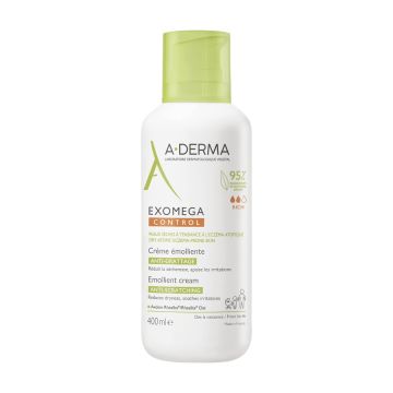 A-Derma Exomega Control Емолиентен крем за суха и атопична кожа 400 мл