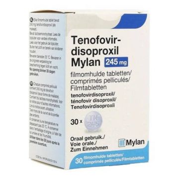 Тенофовир Дезопроксил 245 мг х 30 таблетки Мylan