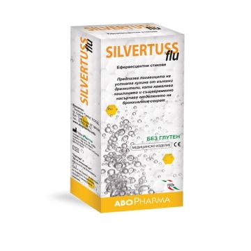 AboPharma Silvertuss Flu Противовирусен продукт с мощен ефект х 10 сашета