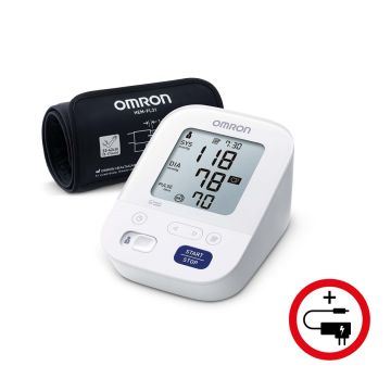Апарат за измерване на кръвно налягане Omron M3 Comfort + адаптер 