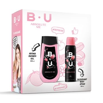 B.U. Absolute Me Дезодорант спрей за жени 150 мл + B.U. Absolute Me Душ-гел за тяло 250 мл Комплект
