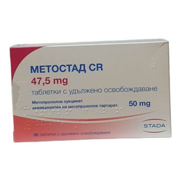 Метостад SR 47,5 мг х 30 таблетки Stada