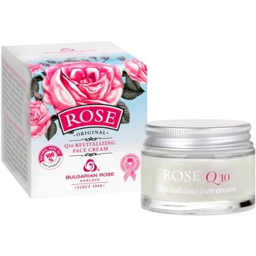 Rose Original Възстановяващ крем за лице с Q10 50 мл Българска роза