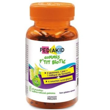 Pediakid Gommes Probiotiques Пробиотични дъвчащи мечета за деца 60 бр
