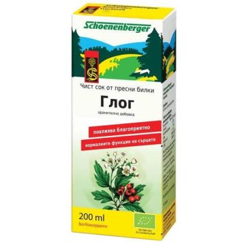 Био Сок от Глог 200 мл Schoenenberger