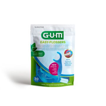 GUM Easy-Flossers Единични почистващи конци за зъби х30 бр