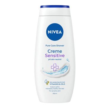 Nivea Creme Sensitive Душ-крем за тяло за чувствителна кожа 250 мл