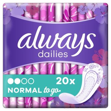 Always Dailies Normal Ежедневни дамски превръзки x20 бр