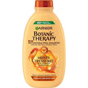 Garnier Botanic Therapy Honey&Beeswax Възстановяващ шампоан за увредена коса с мед и пчелен восък 400 мл