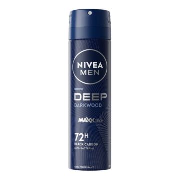 Nivea Men Deep Дезодорант спрей против изпотяване за мъже 150 мл