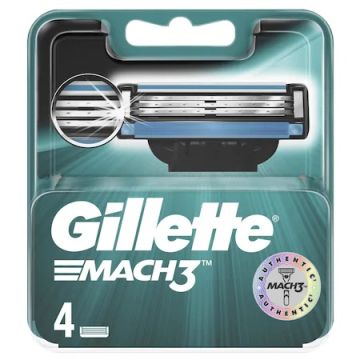 Gillette Mach 3 Резервни ножчета х4 бр