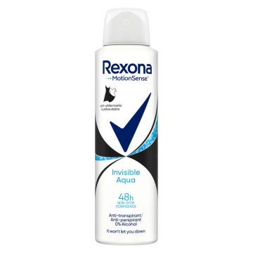Rexona Invisible Aqua Дезодорант против изпотяване за жени 150 мл