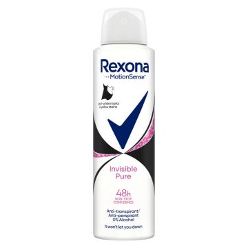 Rexona Invisible Pure Дезодорант против изпотяване за жени 150 мл