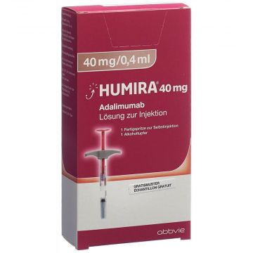 Хумира Инжекционен разтвор 40 мг / 0.4 мл х 2 Abvvie