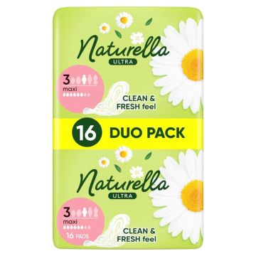 Naturella Ultra Maxi Duo pack Дневни дамски превръзки с лайка 16 бр