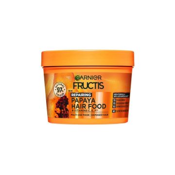 Garnier Fructis Papaya Hair Food Възстановяваща маска с папая за увредена коса 390 мл