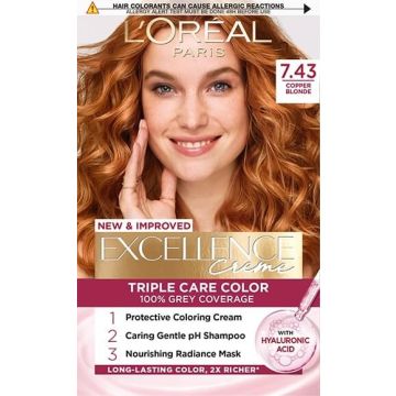 L’Oreal Excellence Creme Боя за коса 7.43 Copper Blonde