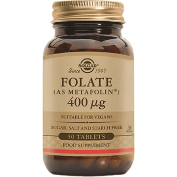 Solgar Folate Фолат 400 мкг х 50 таблетки