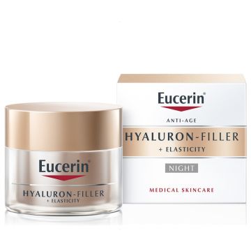 Eucerin Hyaluron-Filler + Elasticity Нощен крем за всеки тип кожа 50 мл