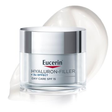 Eucerin Hyaluron-Filler Дневен крем за суха кожа SPF15 50 мл
