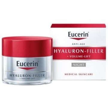 Eucerin Hyaluron-Filler + Volume-Lift Нощен крем за лице 50 мл