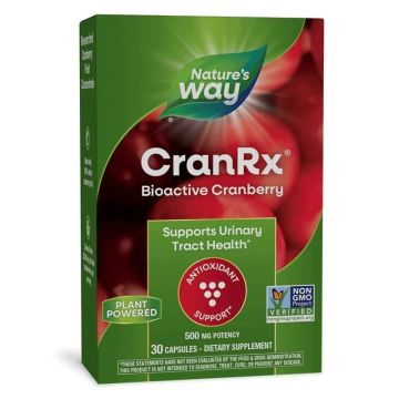 Nature's Way CranRx Bioactive Cranberry Червена боровинка за профилактика на уринарни инфекции 500 мг х 30 капсули