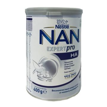 NAN EXPERTPRO H.A. с хидролизиран протеин Мляко за кърмачета 0М+ 400 г