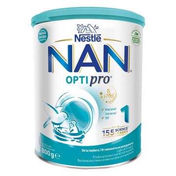 Nestle NAN Optipro 1 HM-O Адаптирано мляко за кърмачета 0-6М 800 г