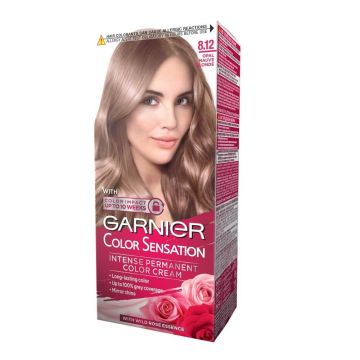 Garnier Color Sensation Трайна боя за коса, 8.12 Opal Mauve Blond