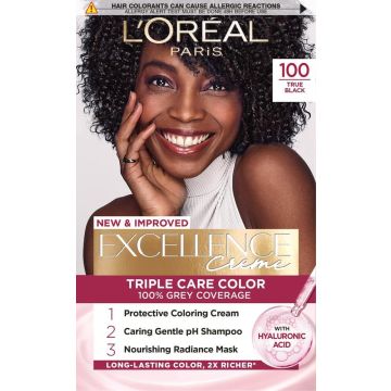L’Oreal Excellence Creme Боя за коса 100 Natural Darkest Black