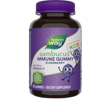 Nature's Way Sambucus Kids Gummies в подкрепа на имунната система на детето х60 желирани таблетки