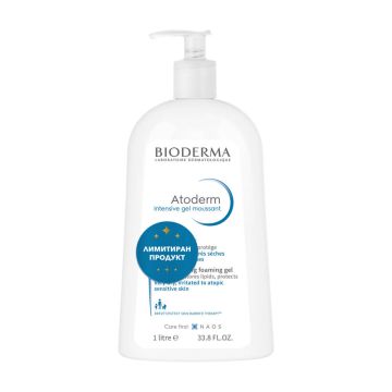 Bioderma Atoderm Intensive Измиващ гел за много суха и атопична кожа 1000 мл